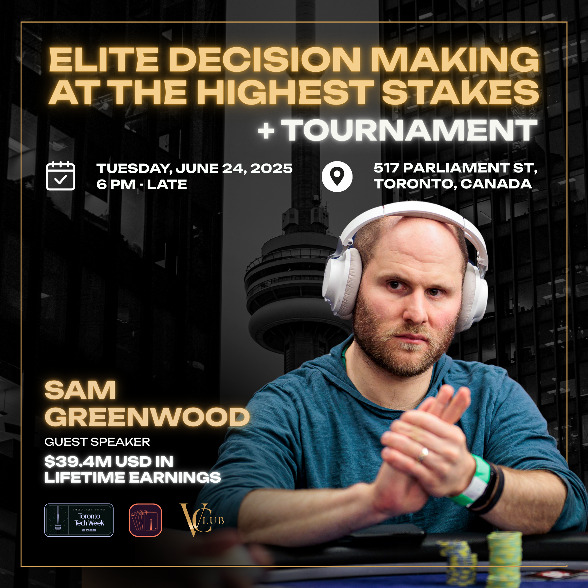 Elite Decision Making at the Highest Stakes + Tournament